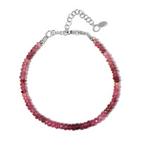 Bracciale in argento con Tormalina Rosa