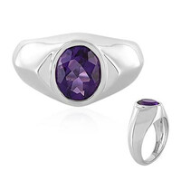 Anello in argento con Ametista Siberiana