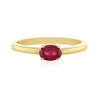 Anello in argento con Rubino del Madagascar