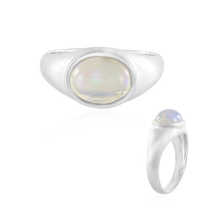 Anello in argento con Opale di Welo