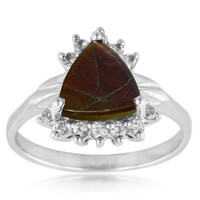 Anello in argento con Ammolite