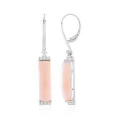 Orecchini in argento con Opale Rosa