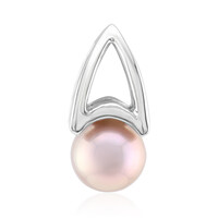 Ciondolo in argento con Perla Ming Porpora (TPC)