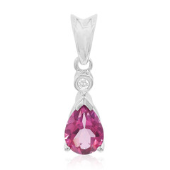 Ciondolo in argento con Topazio Flamingo