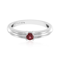 Anello in argento con Spinello Rosso