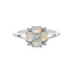 Anello in argento con Opale di Welo