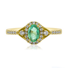 Anello in oro con Smeraldo Zambia AAA (CIRARI)