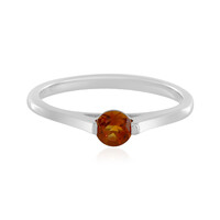 Anello in argento con Citrino Madeira