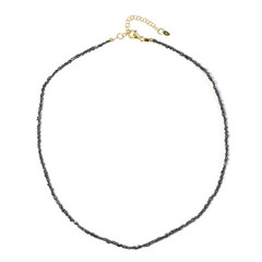 Collana in argento con Diamante Nero