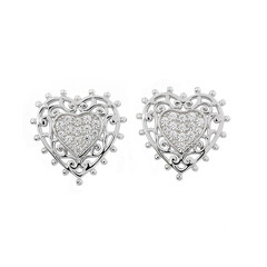 Orecchini in argento con Zircone (Dallas Prince Designs)