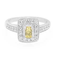 Anello in argento con Berillo Giallo