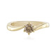 Anello in oro con Diamante Cioccolato I2