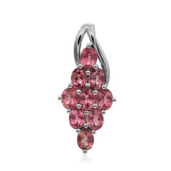 Ciondolo in argento con Tormalina Rosa