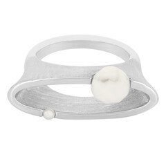 Anello in argento con Howlite