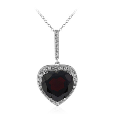 Collana in argento con Granato d’India