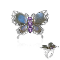 Anello in argento con Labradorite (Dallas Prince Designs)