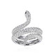 Anello in argento con Topazio Bianco