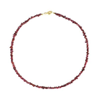 Collana in argento con Spinello Rosso