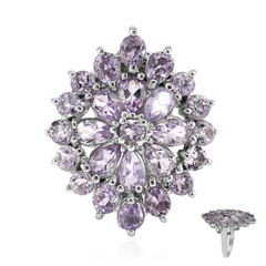 Anello in argento con Ametista Rose de France