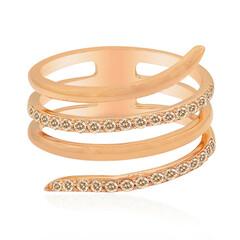 Anello in oro con Diamante Rose de France SI