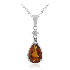 Collana in argento con Citrino Madeira