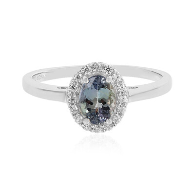 Anello in argento con Tanzanite (non riscaldata)