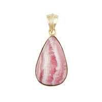 Ciondolo in argento con Rodocrosite (Bali Barong)