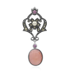 Ciondolo in argento con Opale Rosa (Annette classic)