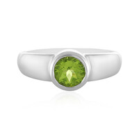 Anello in argento con Peridoto