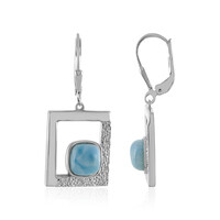 Orecchini in argento con Larimar