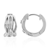 Orecchini in argento con Diamante SI1 (G)