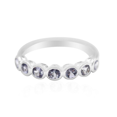 Anello in argento con Tanzanite (non riscaldata)