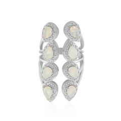 Anello in argento con Opale di Welo