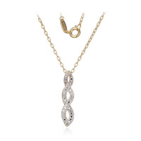 Collana in ottone con Diamante I3 (I) (Juwelo Style)