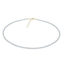 Collana in argento con Acquamarina Brasiliana