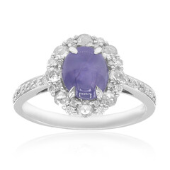 Anello in oro con Zaffiro Porpora Occhio di Gatto (CIRARI)