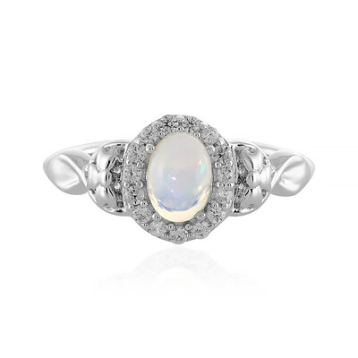Anello in argento con Opale di Welo