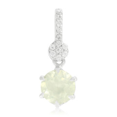 Ciondolo in argento con Prehnite