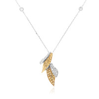 Collana in oro con Diamante Giallo SI2 (CIRARI)