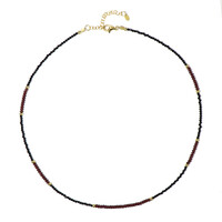 Collana in argento con Granato Mozambico