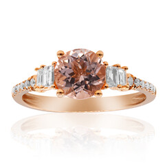 Anello in oro con Morganite AAA (CIRARI)