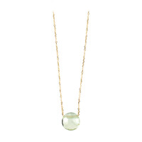 Collana in oro con Ametista Verde