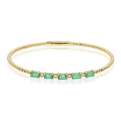 Bracciale in oro con Smeraldo Zambia AAA (CIRARI)