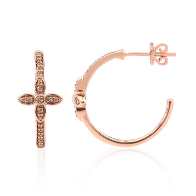 Orecchini in oro con Diamante Rose de France SI1 di Argyle (Annette)