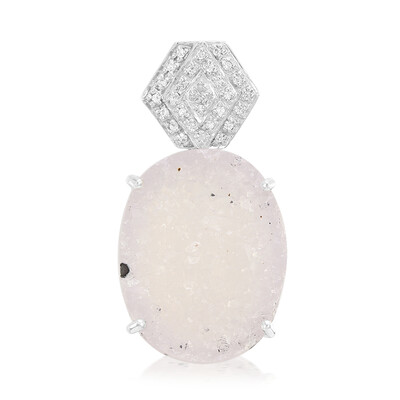 Ciondolo in argento con Agata Glitter