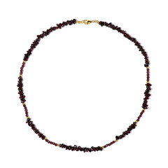 Collana in argento con Granato d’India