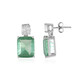 Orecchini in argento con Fluorite Verde