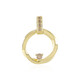 Ciondolo in argento con Diamante Champagne I3