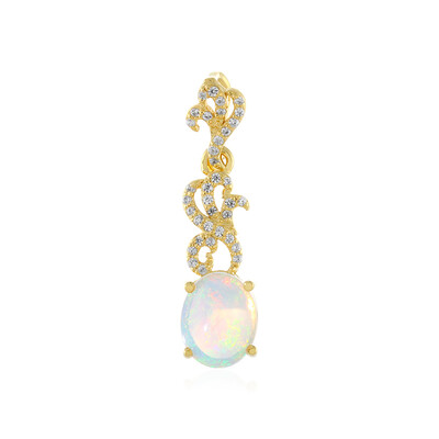 Ciondolo in argento con Opale di Welo