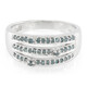 Anello placcato in platino con Diamante Fancy